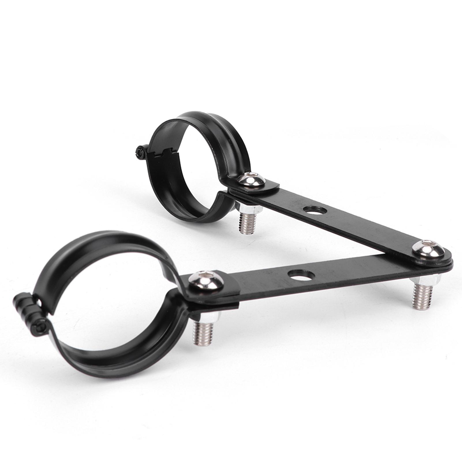 

Black Motorcycle Headlight Bracket Fork Mounting Clamp Universal Accessory Fit for Yamaha34‑41mm