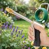 Garden Hose Nozzle, Long Wand High-Pressure Sprayer with Anti-Slip Grip, Heavy Duty Booster Nozzle for Car Washing Garden Watering
