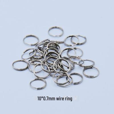 1000pcs 1cm Steel Key Rings - 10mm Small Circles (Model 81142)