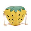 Pu Themed Strawberry Leather Girls Purse Antitheft Shoulder Bag Gift Toddler
