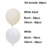 Weiß Beige Ballon Girlande Bogen Set Baby Shower Junge Mädchen Geburtstagsfeier Dekoration Rustikale Hochzeit Verlobung Zubehör Taufe