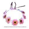 Bohemian Sunflower Headband Glowing Flower Hairband Hair Decorations Crown Garland Headband Women Wedding Headpieces