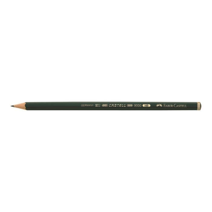 Faber-Castell CASTELL 9000 Crayon HB pack de 12