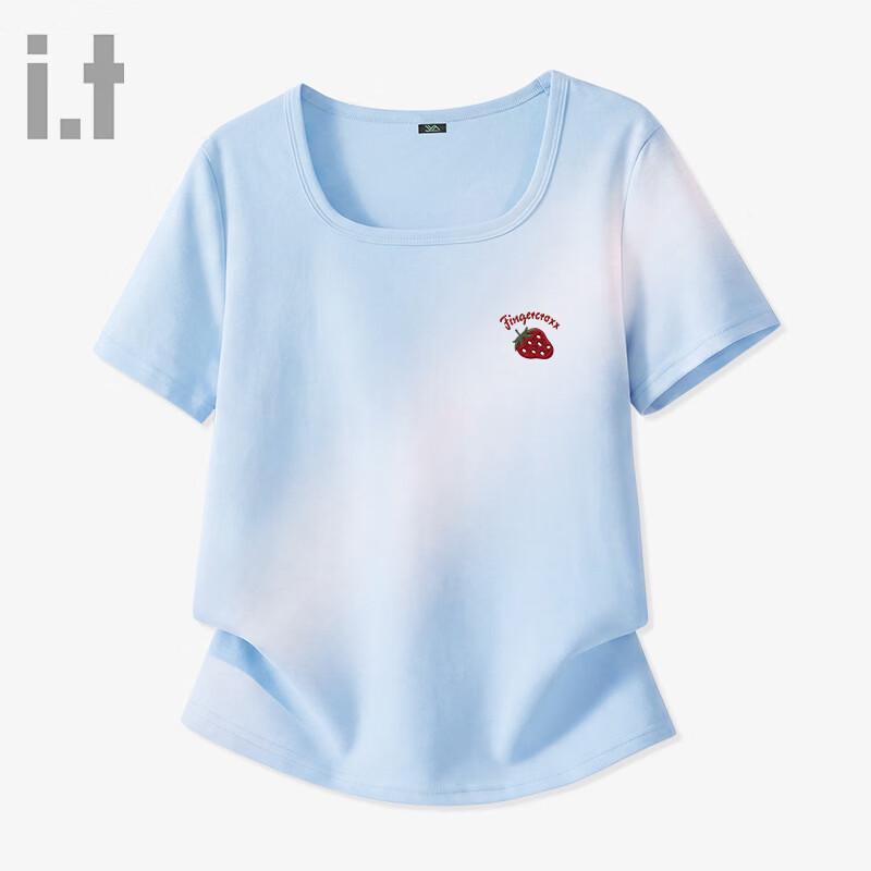 fingercroxxit Women s Square Neck T-shirt S