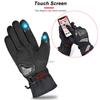 Men's Locomotive Outdoor Skiing Battery Car Cold Gloves Cycling Warm Thickened
