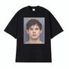 Clavicular Mugshot Looksmaxxing Meme T Shirt Women Clothing 100 Cotton Oversized Tshirts Unisex Summer Streetwear Tshirt Tops