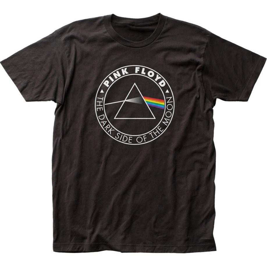 Футболка Pink Floyd DSOTM Мужская Рок-музыка Классическая футболка группы Темная сторона Черная S-4XL Унисекс Футболка XXXXL