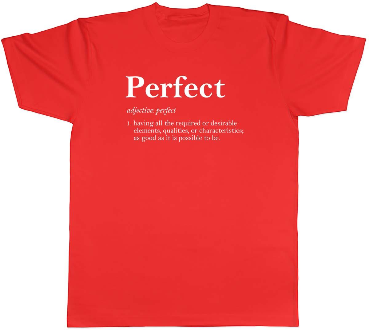 Perfect Definition Unisexs Unisex TShirt Tee S