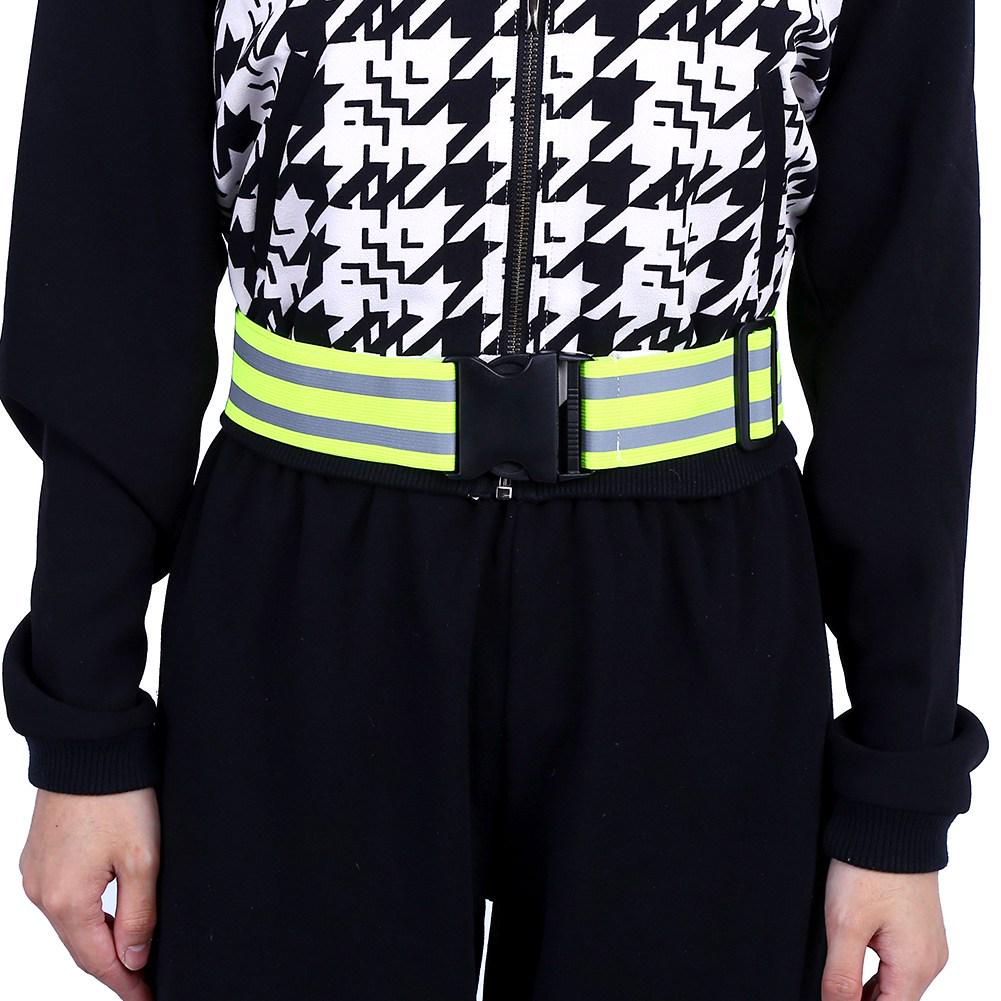 High Visibility Reflective Gear Adjustable Safety Belt Elastic For Outdoor Sports