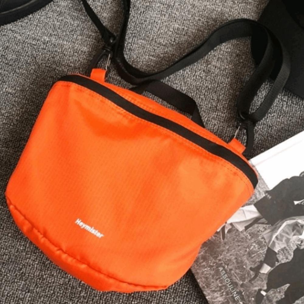 Crossbody Bag Solid Nylon Bag Shoulder Bag Simple Shell Bag Simple Turtle Bag  Travel оранжевый