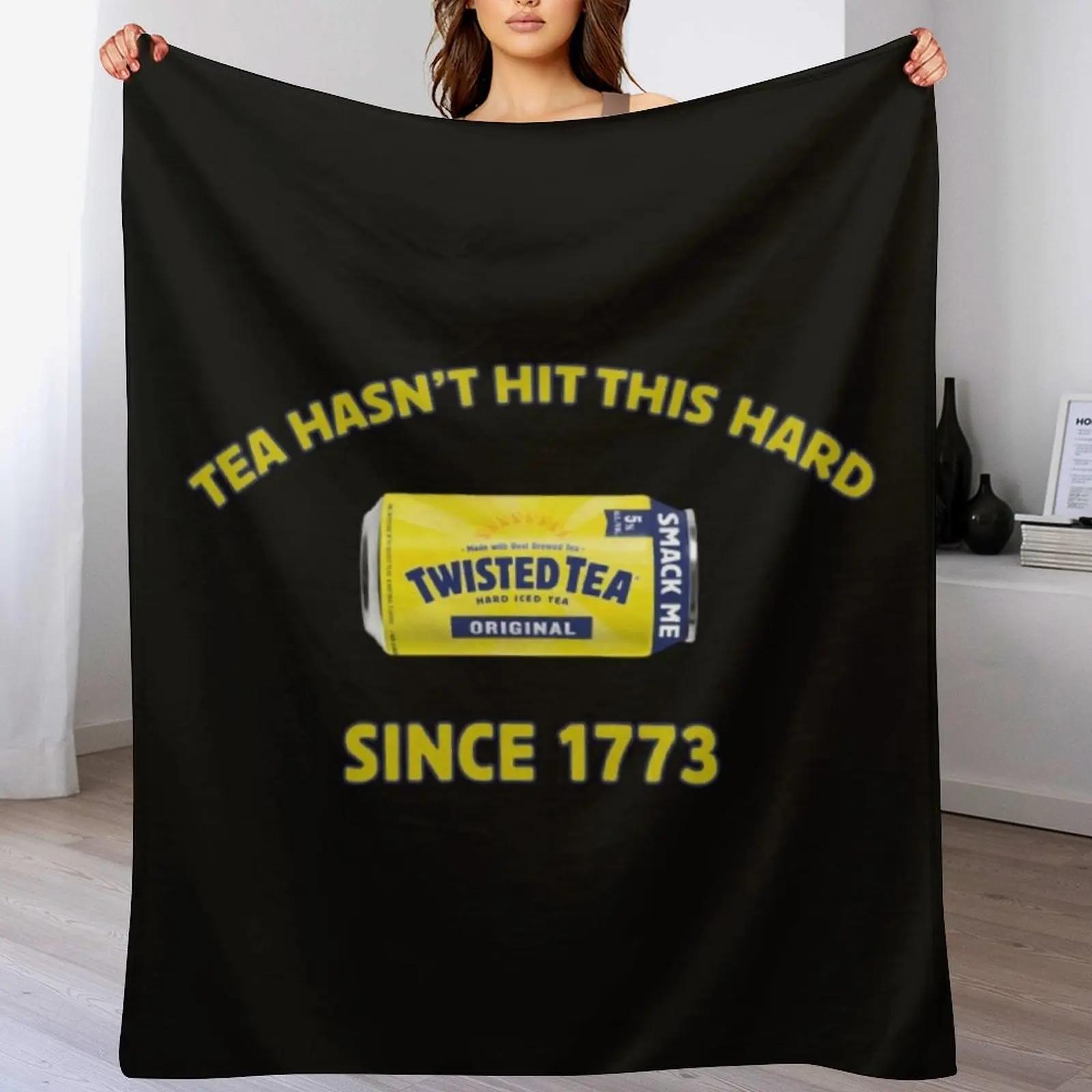 Dont Get It Twisted Tea Meme Tea Hasnt Hit This Hard Since 1773 Twisted Tea Meme Funny Throw Blanket Halloween blanket orange 102x76cm(40x30in)