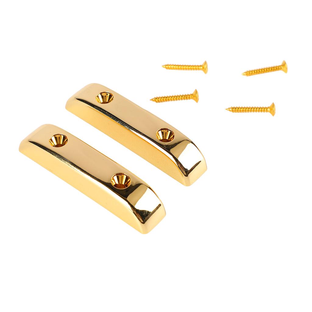 2 Pcs Bass Thumb Rest Plastic Anti Slip Light Weight Jazz Bass Guitar Thumb Finger Rest GM03 Gold