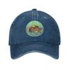 Vintage Chill Capybara Take It Easy Baseball Cap Unisex Distressed Washed Snapback Cap Cute Animal Outdoor Running Soft Caps Hat