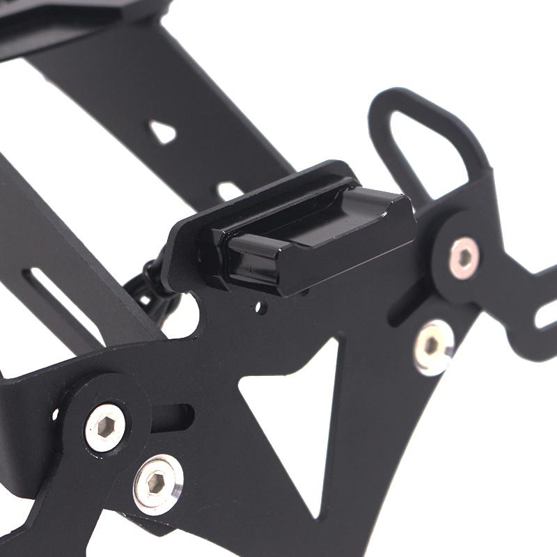 Suporte da placa de licença traseira da motocicleta suporte cauda arrumado fender eliminador para yamaha MT-09 mt 09 mt09