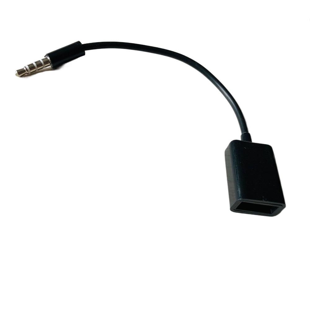 3.5mm Male Usb Female To 3.5mm Car Audio Cable 3.5MM To USB Female Adapter Cable USB Flash Drive