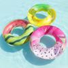 Summer Fruit Print Swim Ring Kids Adults Inflatable Leakproof Thickened PVC Swimming Ring Outdoor Pool Beach Party Float Tube