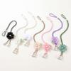 Adjustable Flowers Curtain Straps with Pearl Pendant Curtain Buckle Curtain Binding  Living Room