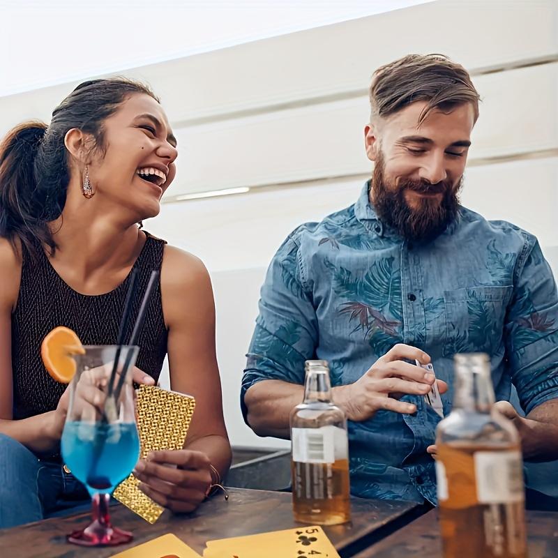 Golden Playing Cards Set - Ideal for Poker, Pranks, and Party Gifts | Perfect Gift for Christmas, Halloween, Easter,Thanksgiving