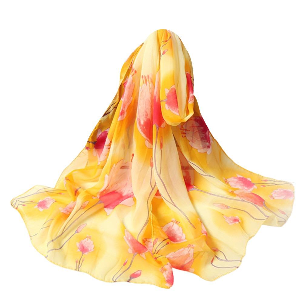 Sun-Resistant Silk Scarf Breathable Sunscreen Hijab Summer Bandana for Women