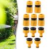 3/4inch Quick Connector 5 Pairs Adapter Attachment Connector Fitting Hose Tap Quick 10pcs Tap Threaded Watering