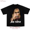 Latto Big Mama T-Shirt Streetwear Baumwolle Vintage Grafik Atmungsaktiv Vielseitig Designer Kleidung Weich Lässig Mann Stilvoll