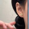Celebrity Small Delicate Popcorn Pearl Stud Earrings Versatile Internet celebrity commuter earrings