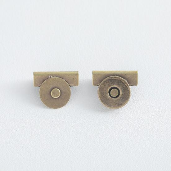 10 Sett Uten Sying Sømløse Magnetiske Trykknapper Metall Magnetisk Spenne Lås for Veske Håndveske Klær DIY Håndverk