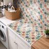 Self Adhesive Mosaic Wall Stickers Acrylic Tile Stickers, Peel and Stick Self-Adhesive Backsplash Tiles, HD Glossy Waterproof Kitchen Oil-Proof Decals