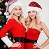 1pc Christmas Party Supplies Christmas Decor Atmosphere Hat Double-layer Rhinestone Hat Hai Pai Fleece Hat Adult Large