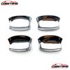 COBATANG Door Handle Door Bowl Garnish Carbon Fiber Exterior Chrome Plated for Mitsubishi Outlander PHEV GN0W Covers, Protectors, Parts,