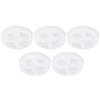 5PCS Silicone Mold Shell Conch Mirror Epoxy DIY Crafts Decoration Mold for Phone Case Decoration
