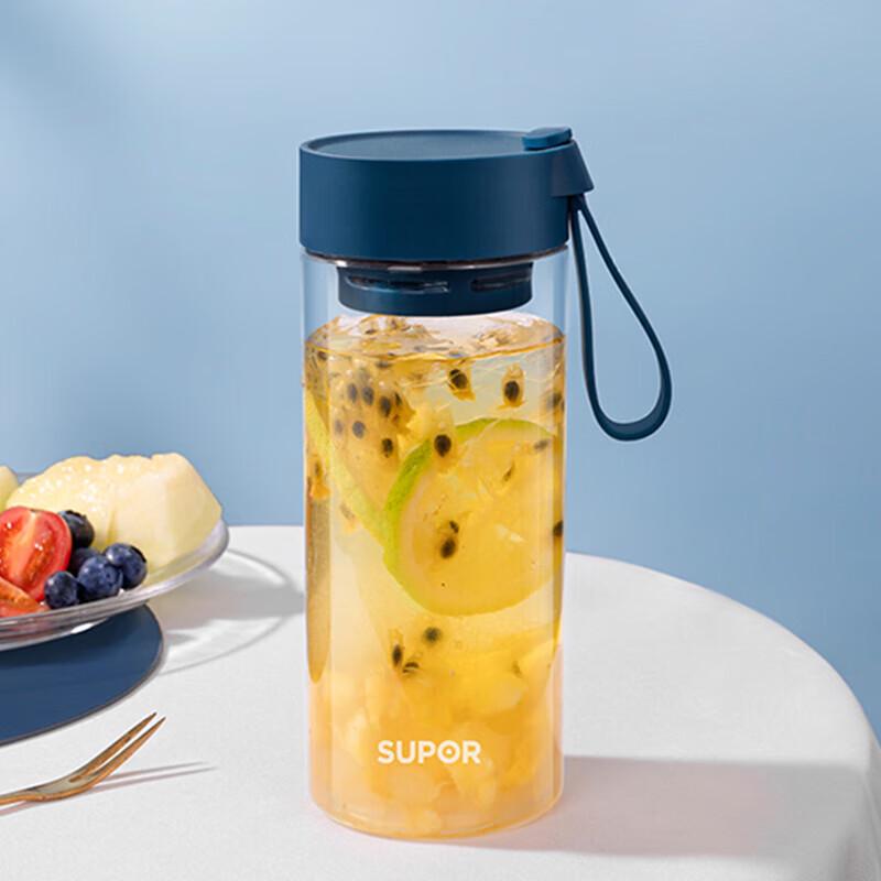 Supor Portable Sports Water Bottle with Tea Infuser, 510ml