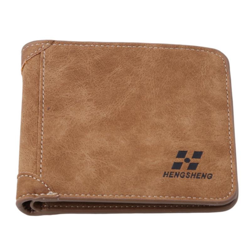 

Men s Wallet Leather Billfold Slim Hipster Cowhide Credit Card ID Holders Inserts Coin Purses Luxury Business Foldable Wallet