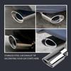 Universal Car Auto Exhaust Muffler Tip Stainless Steel Pipe Chrome Trim Modified Car Rear Tail Throat Liner Accessories