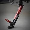 Motorcycle Extendable Stand Holder E-Bike Scooter Replacement Kickstand Adjustable Foot Side with Spring and Screws