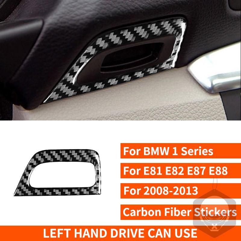 For BMW 1 Series E81 E82 E87 E88 2008-2013 Carbon Fiber Stickers Panel Keyhole Frame Trim Car Styling Decoration