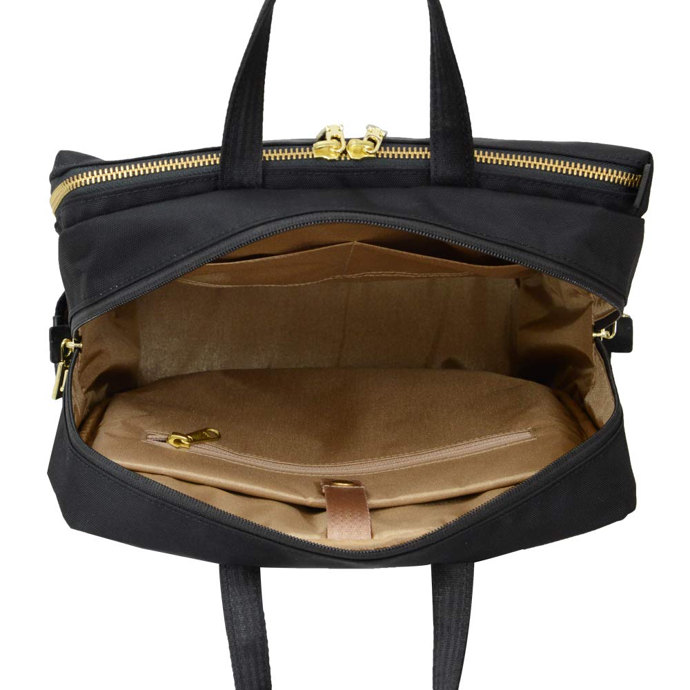 1301BKGD Rucksack Gold [Manhattan Passage] (Black