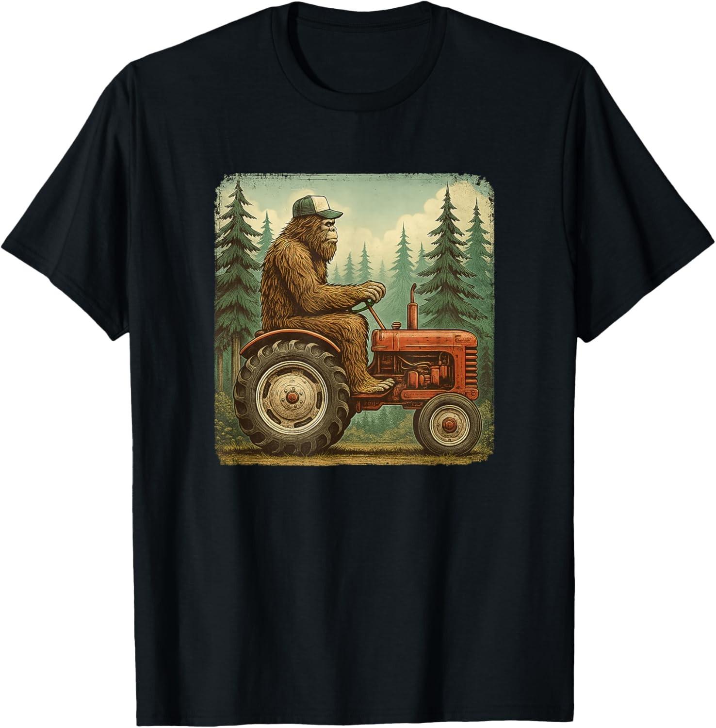 Funny Farmer Design Men Tractor Rancher Farm Dad Distressed unisex T-Shirt Mens Womens Tees Top 3XL