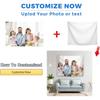 Custom Tapestry Your Any Size Picture Polyester Printed Bar Bedroom Tapestry Blanket Customize Tapestry Room Background Decor