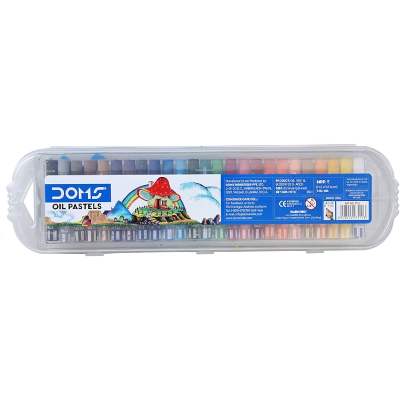DOMS OIL PASTELS PACK OF 25 COLOR SHADES