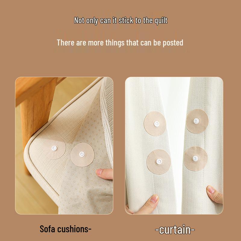 Anti-Shift Needle-Free Down Comforter Buckle - Invisible Quilt Fixer for Secure Bedding