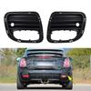 51120413258,51120413257 Rear Bumper Lower Grille Auto Bumper Grilles Guard For R56 R57 R58 R59 ABS Grill Black