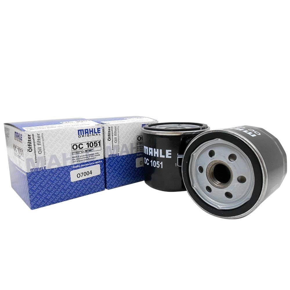 [Set of 2] MAHLE Filter Element Volvo S60 S80 V40 V60 V70