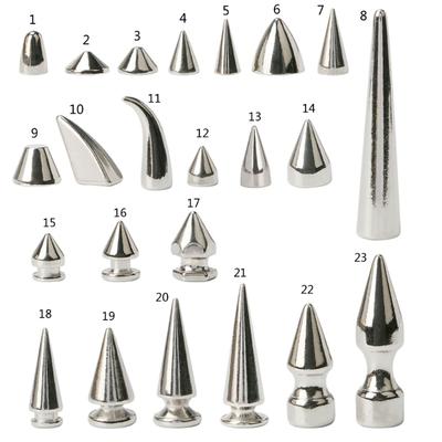 10 Stück Ziernieten Set Punk Stil Nagel Schnallen Schraubmontage Ziernieten DIY Handwerk PU Gürtel Schuhe Kleidung Spikes
