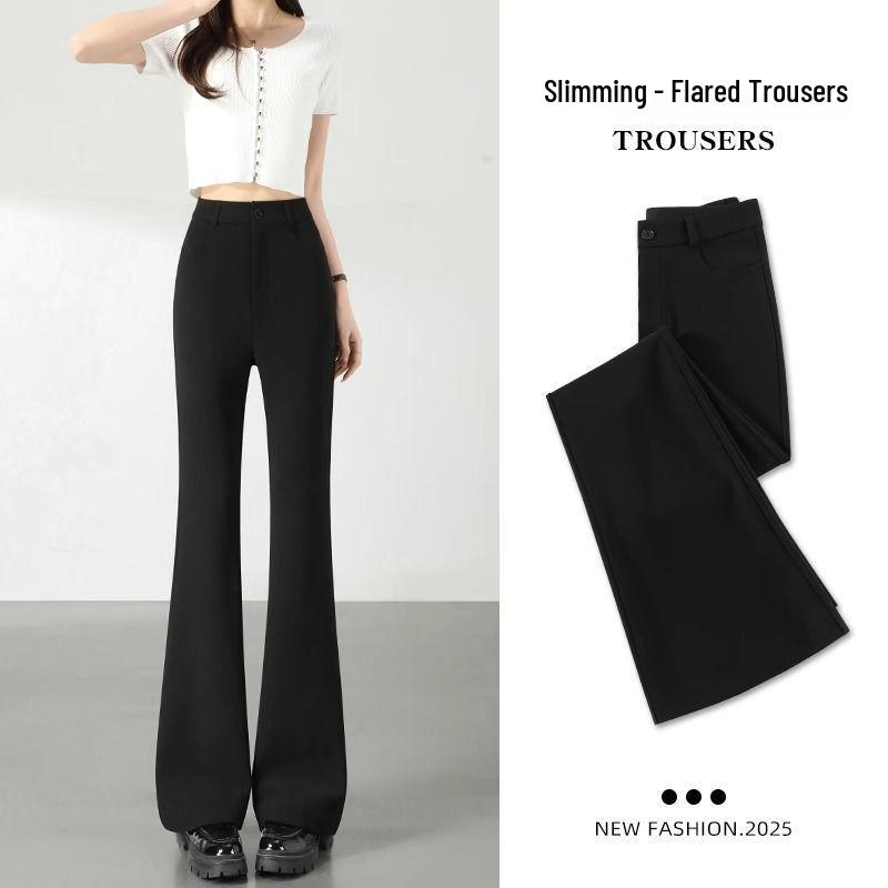 

Women s High Waist Flared Suit Pants - Spring/Summer 2026 Slim Fit Bell Bottoms 2XL (Recommended 130-140 lbs)