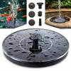 Mini Solcellefontene Basseng Dam Ny Foss Fontene Hageutstyr Dekorasjon Utendørs Solcellefontene Fuglebad 1W/1.4W