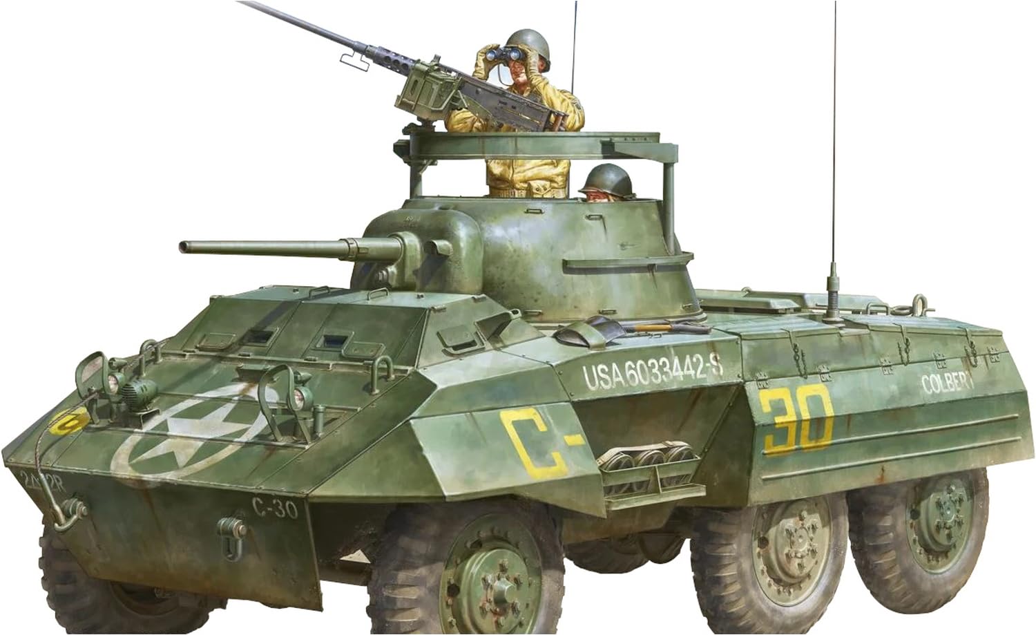 

Takom M8 Greyhound Armored Vehicle Plastic Model Kit 1/16 TKOAHHQ-008