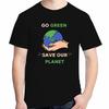 Go Green Save Our Planet Fashion Graphic T Shirts Tees Tops Summer Cotton Oneck Short Sleeve Tshirts Unisex Print T Shirt