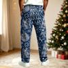 Men's Casual Pants with Christmas Print, Loose Fit Comfortable Streetwear for Holiday Parties