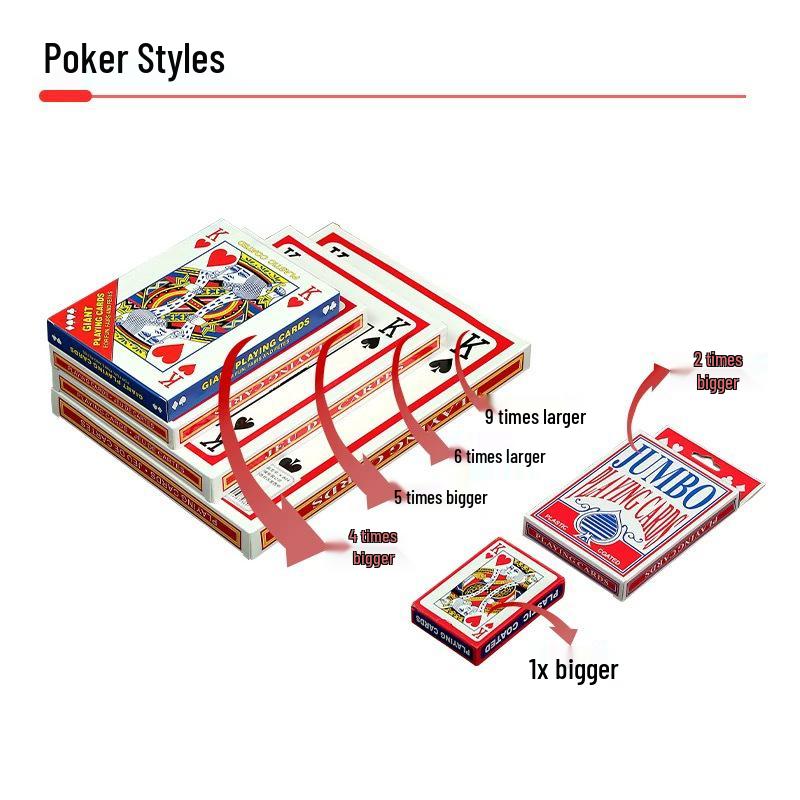 Extra Large Giant Funny Poker Playing Cards for Weddings & Entertainment